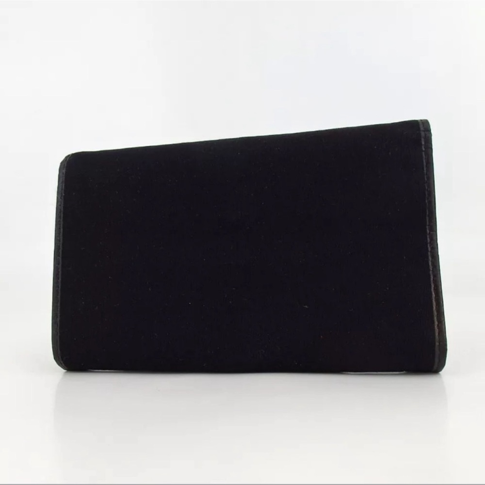 AUTH Fendi Canvas & Leather Wallet Black - Picture 2 of 12